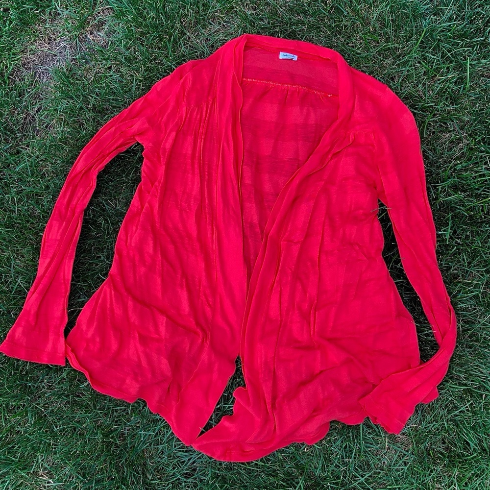 Splendid Red Cardigan